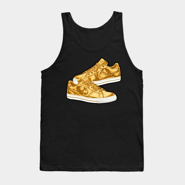 Golden Footsteps Tank Top by SIM1